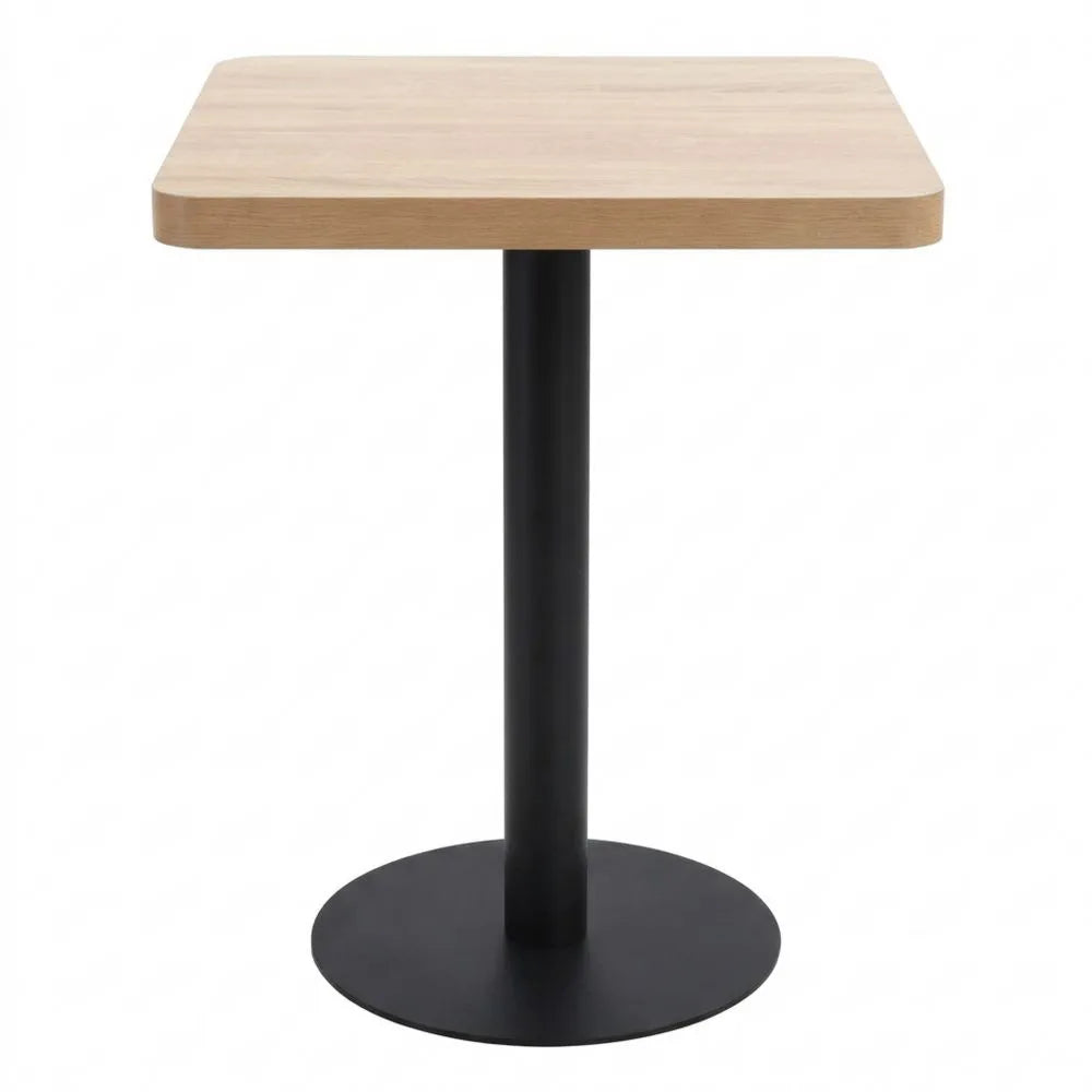 Moderner Stehtisch in Hellbraun - 60x60 cm