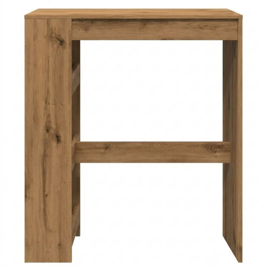 Hoher Bistrotisch mit Regal aus Holzoptik