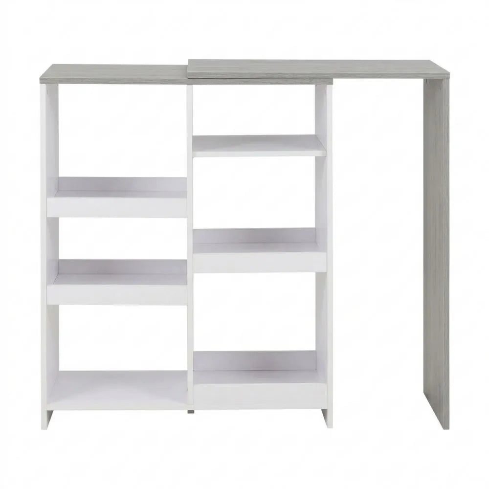 Moderner Bartisch mit Regal 138x39x110 cm für Zuhause