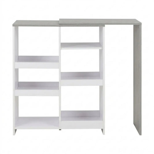 Moderner Bartisch mit Regal 138x39x110 cm für Zuhause