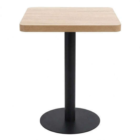 Moderner Stehtisch in Hellbraun - 60x60 cm